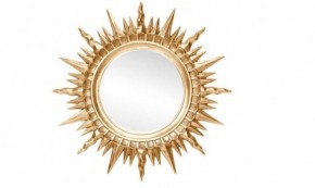 Зеркало круглое золото (1810(1) в Белоярском - beloyarskiy.mebel-74.com | фото